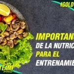 Importancia De La Nutrición En Un Plan De Entrenamiento